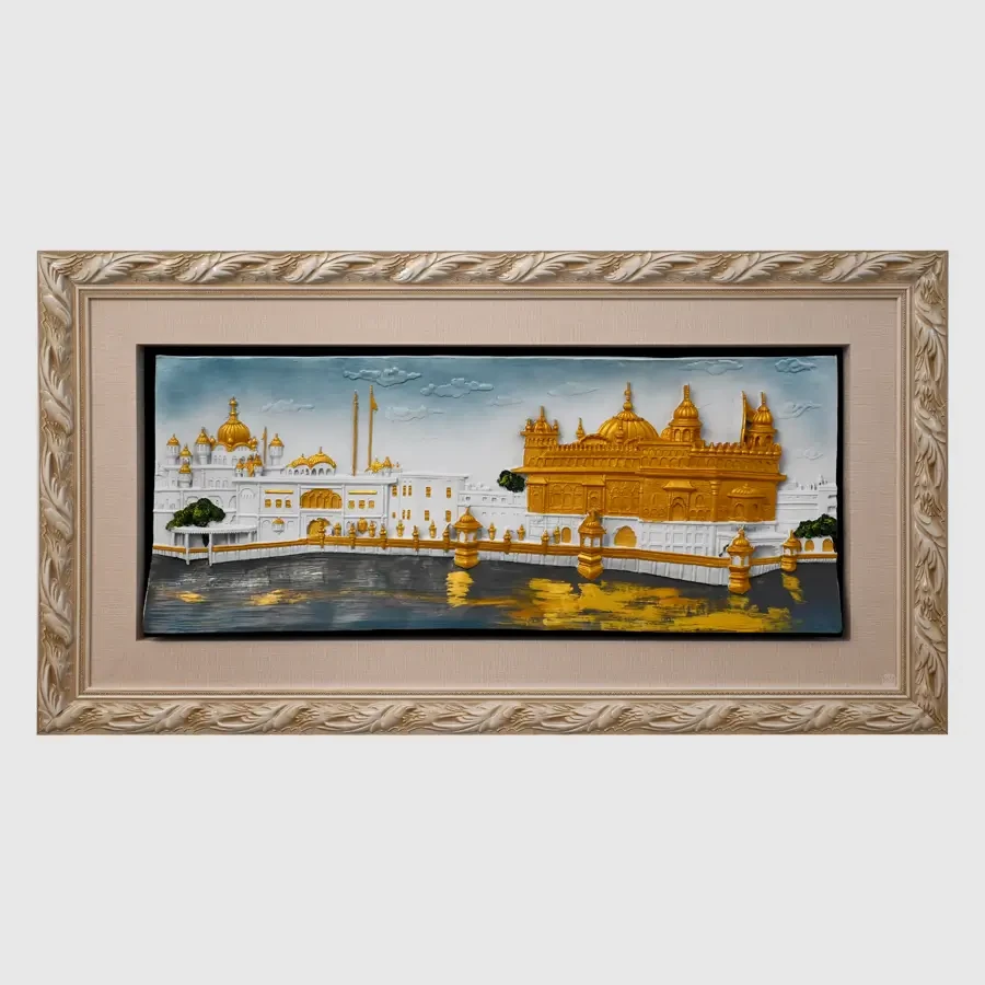 Golden Temple Amritsar Harmandir Sahib 3D Wall Painting