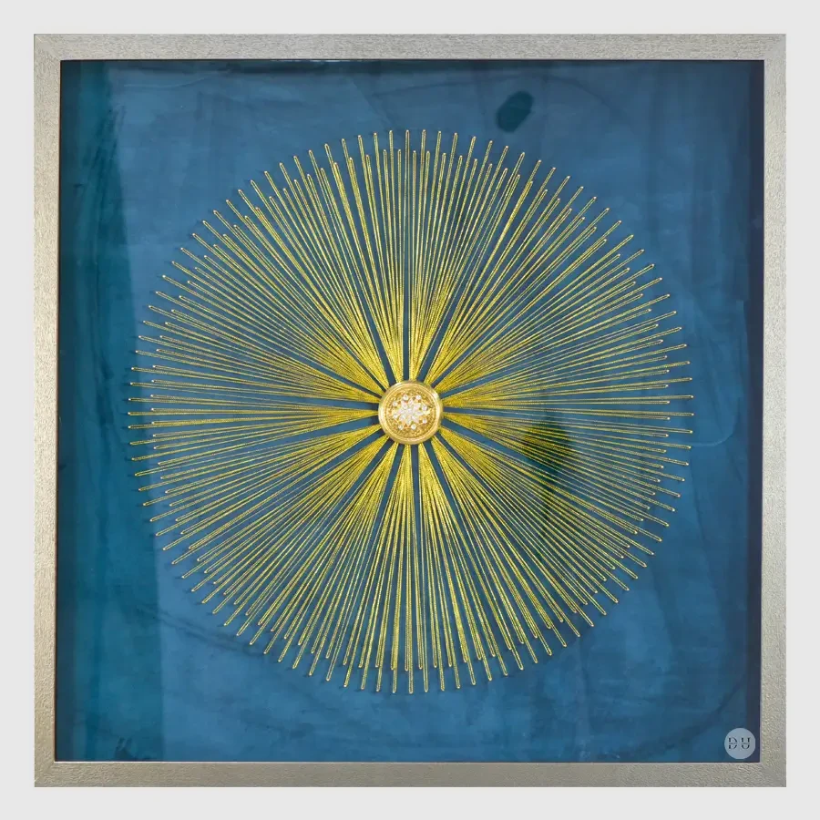 Impeccable Shadow Box Glass Painting