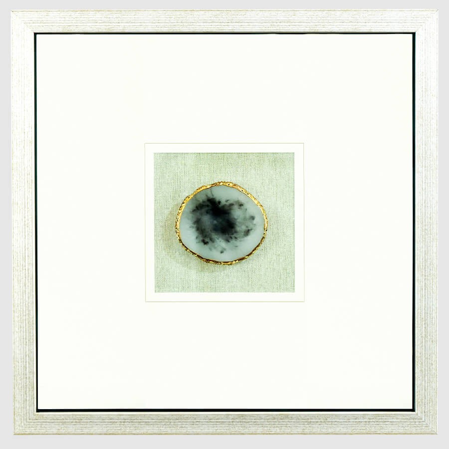 Statuesque Shadow Box Glass Painting