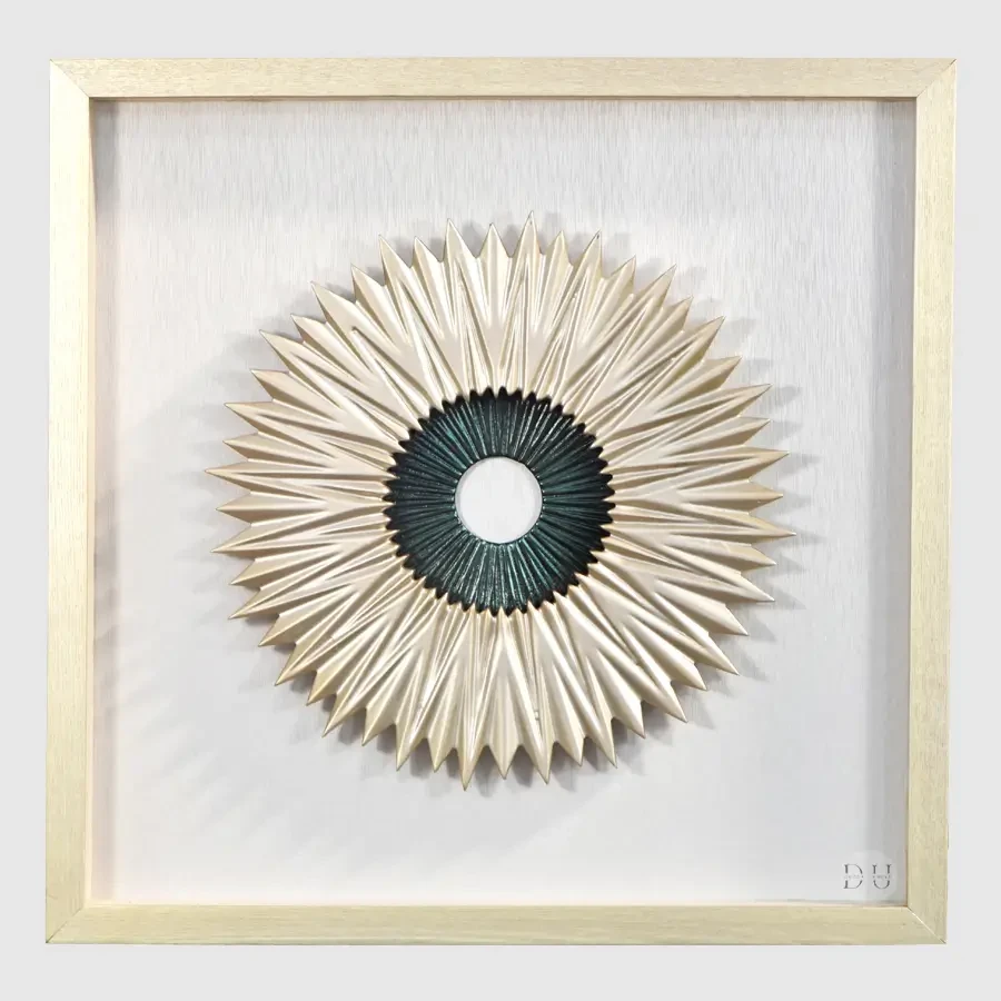 Modish Shadow Box Glass Painting